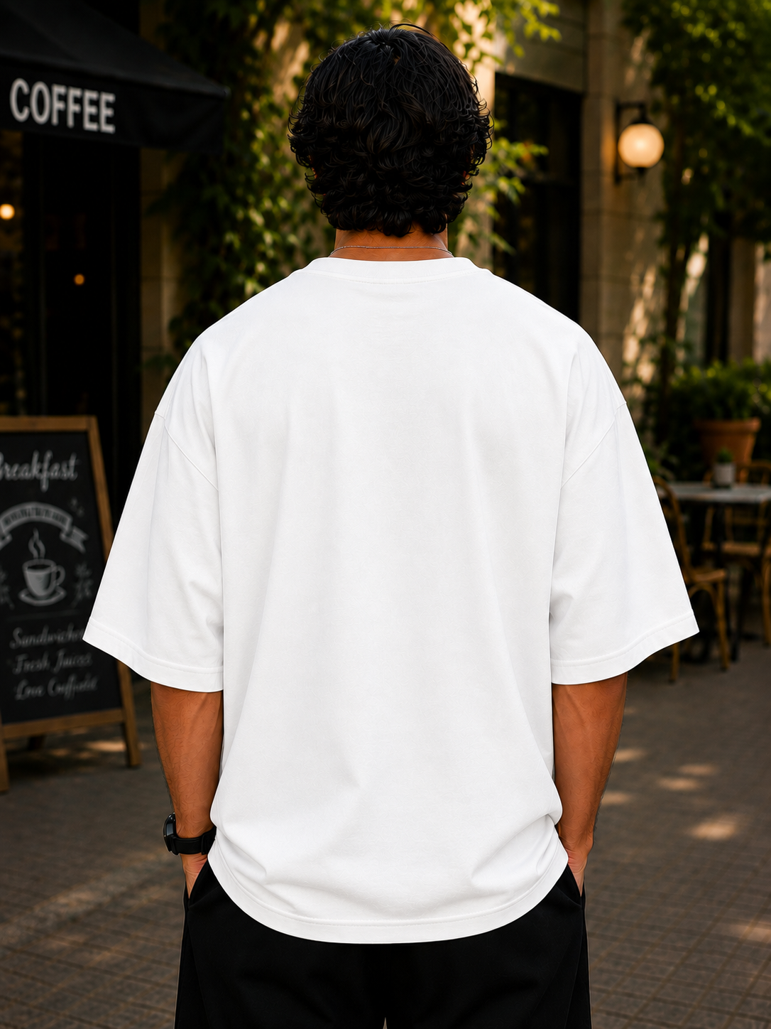 Coastal Lines Oversized T-Shirt