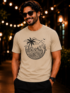 Coastal Lines Regular Fit T-Shirt