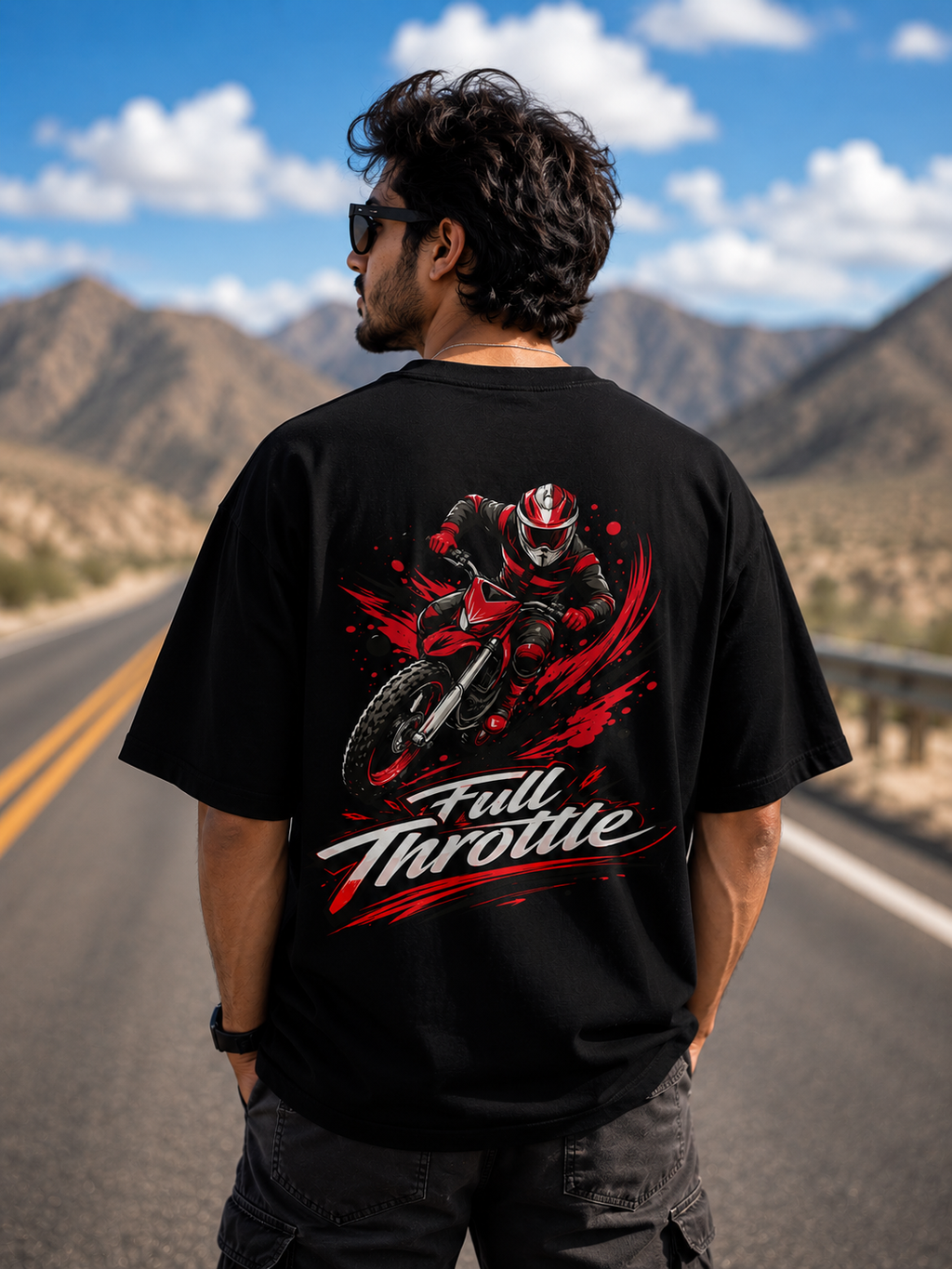 Full Throttle Oversized T-Shirt