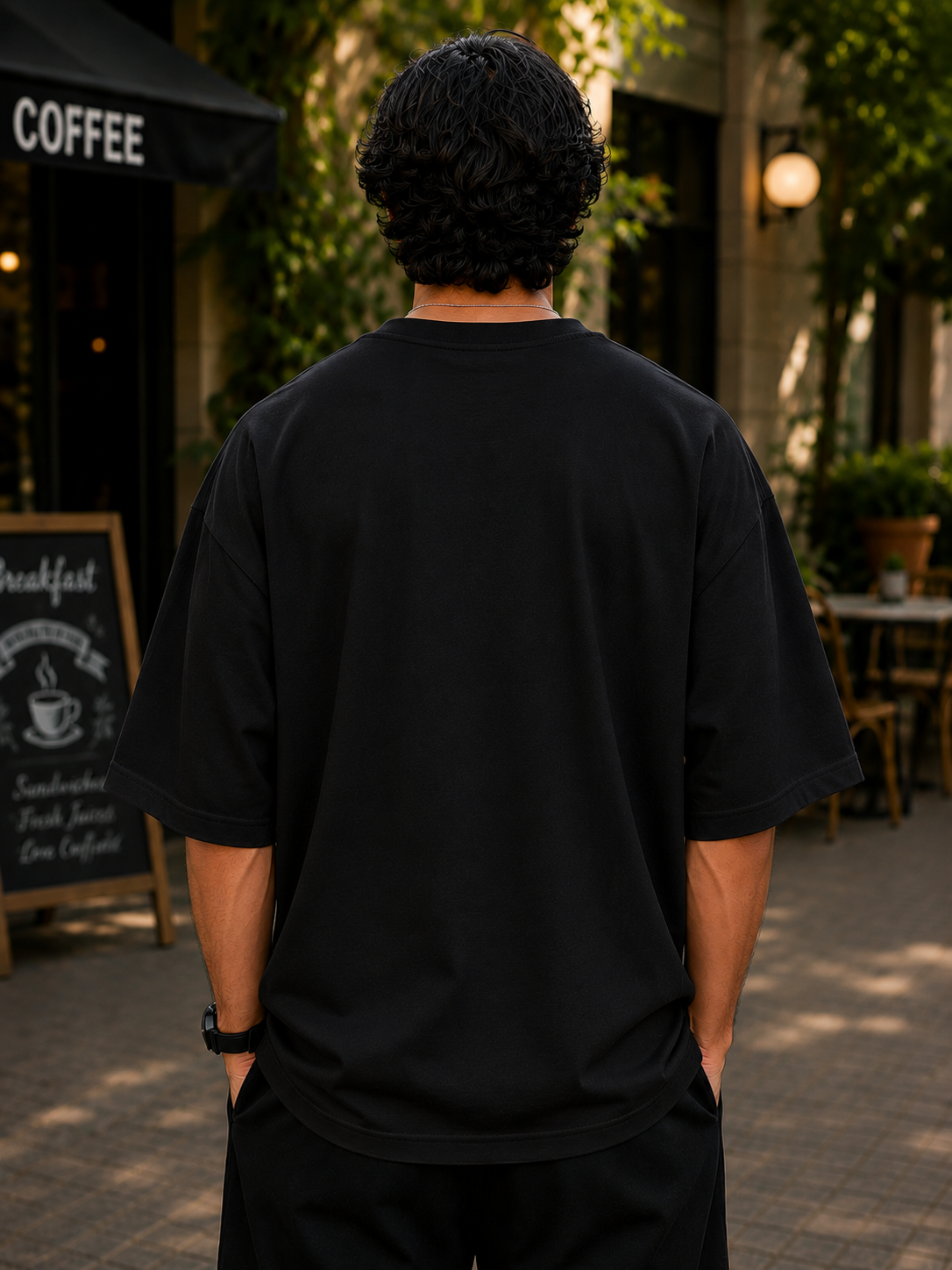 Coastal Lines Oversized T-Shirt