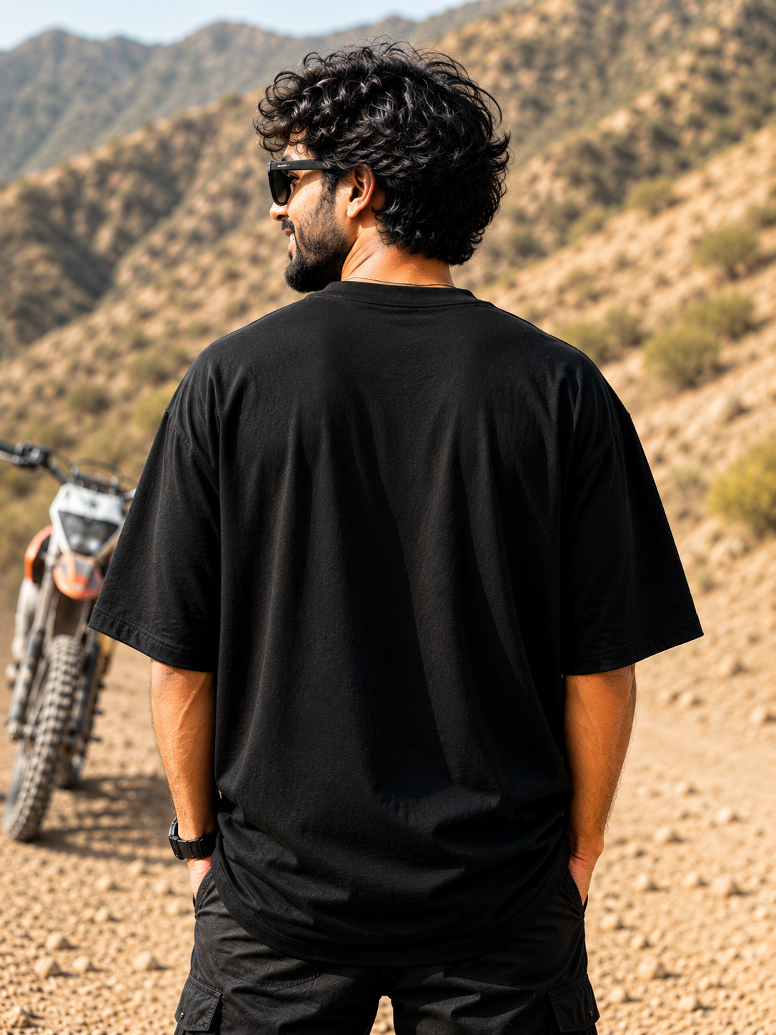 Freedom Has Two Wheels Oversized T-shirt