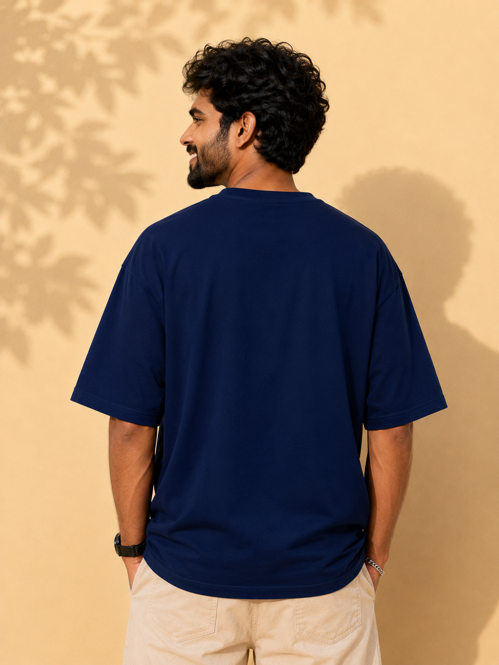 Kathakali Onam Typography Oversized T-shirt