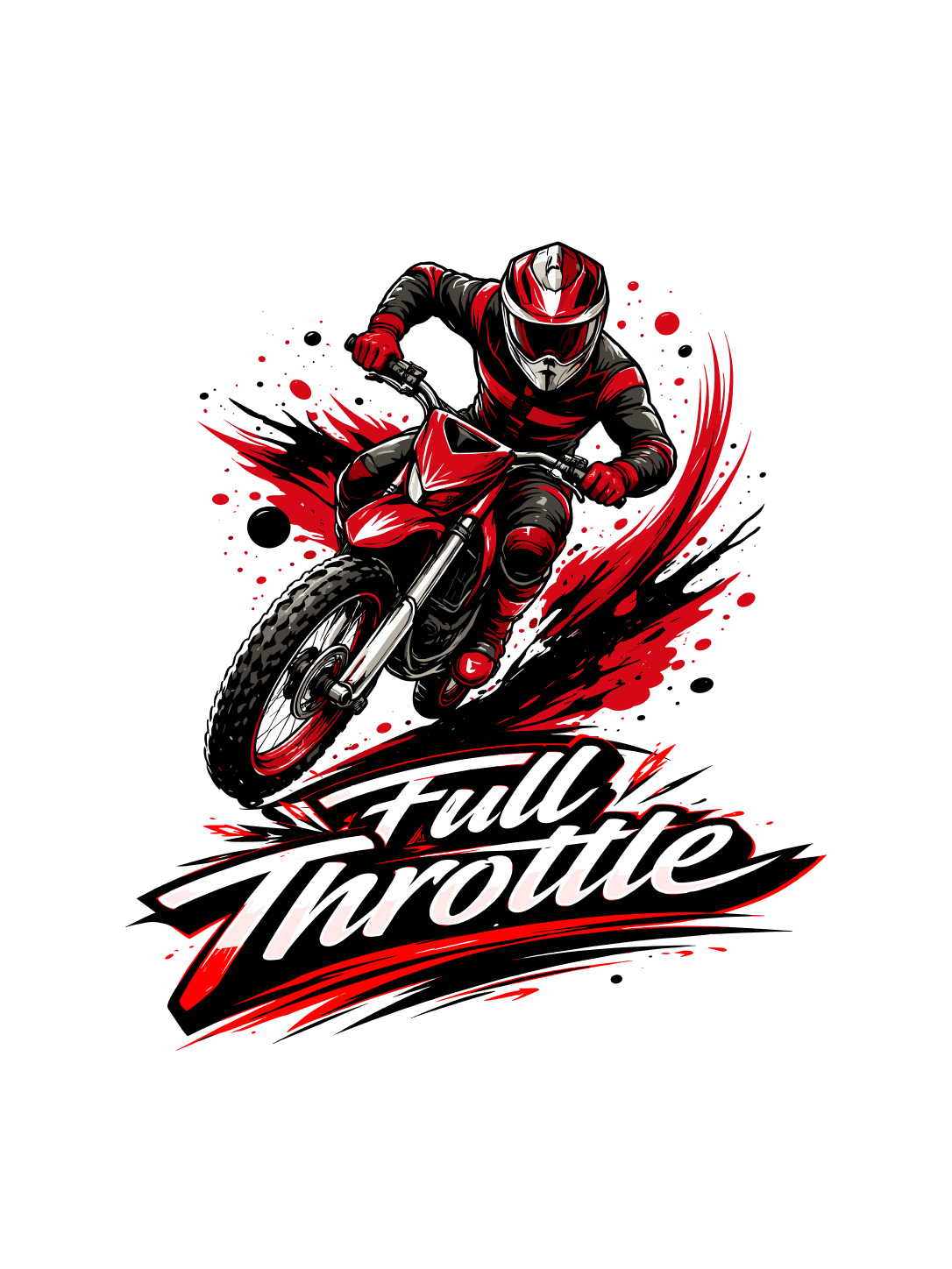 Full Throttle Oversized T-Shirt