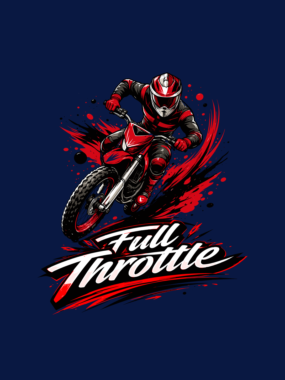 Full Throttle Oversized T-Shirt