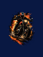 Midnight Rider Oversized T-Shirt