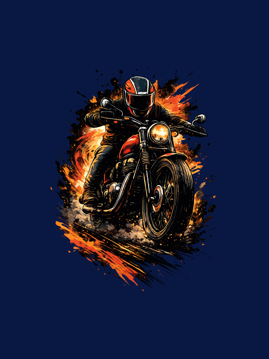 Midnight Rider Oversized T-Shirt