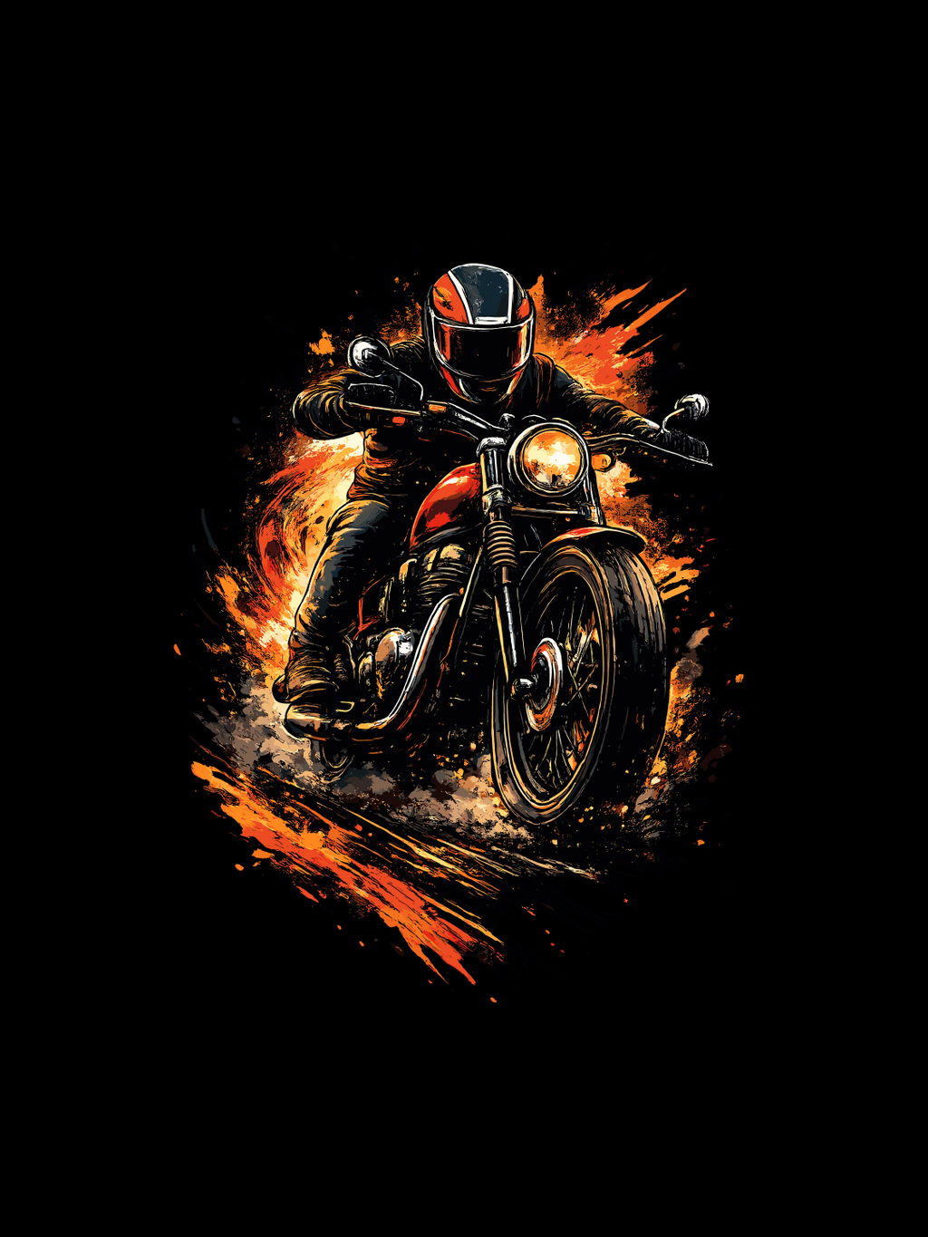 Midnight Rider Oversized T-Shirt