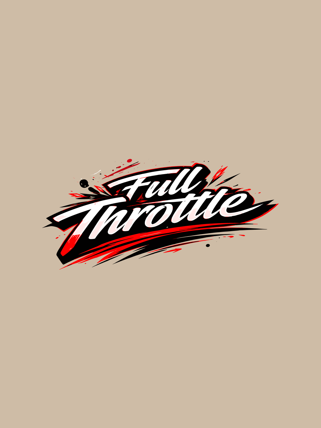 Full Throttle Oversized T-Shirt