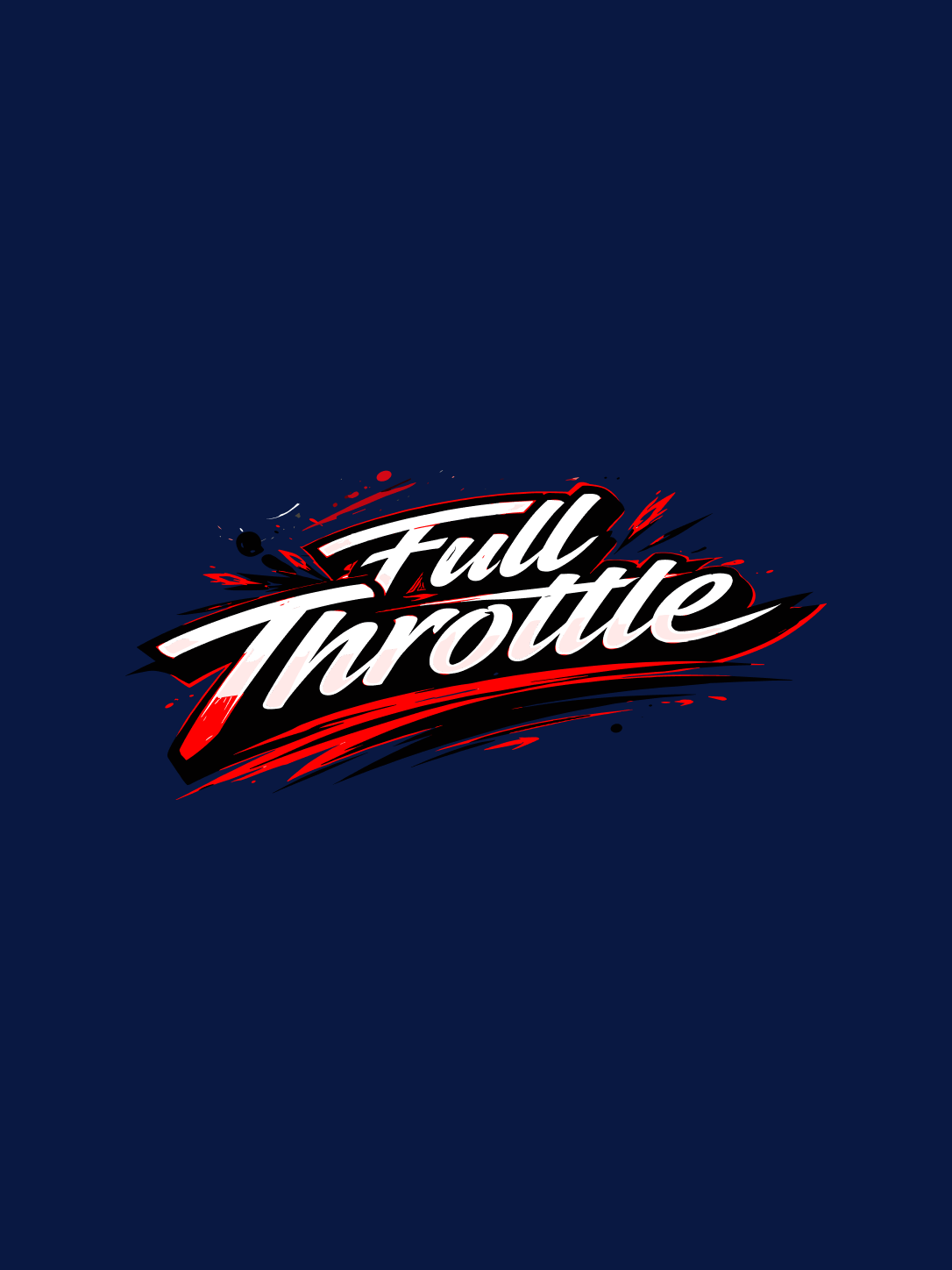 Full Throttle Oversized T-Shirt