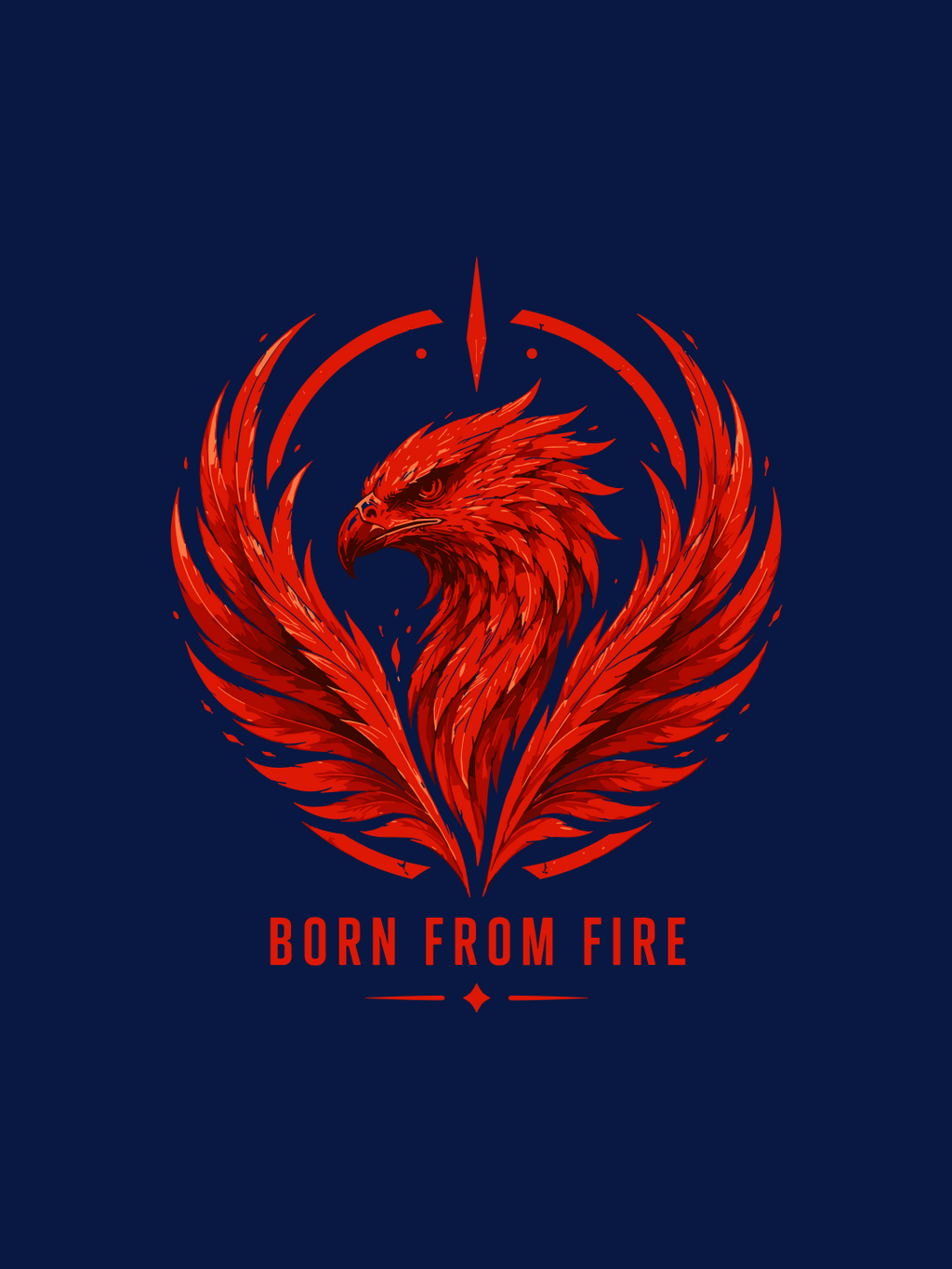 Born from Fire Oversized T-Shirt
