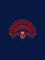 Theyyam Crest Oversized T-shirt