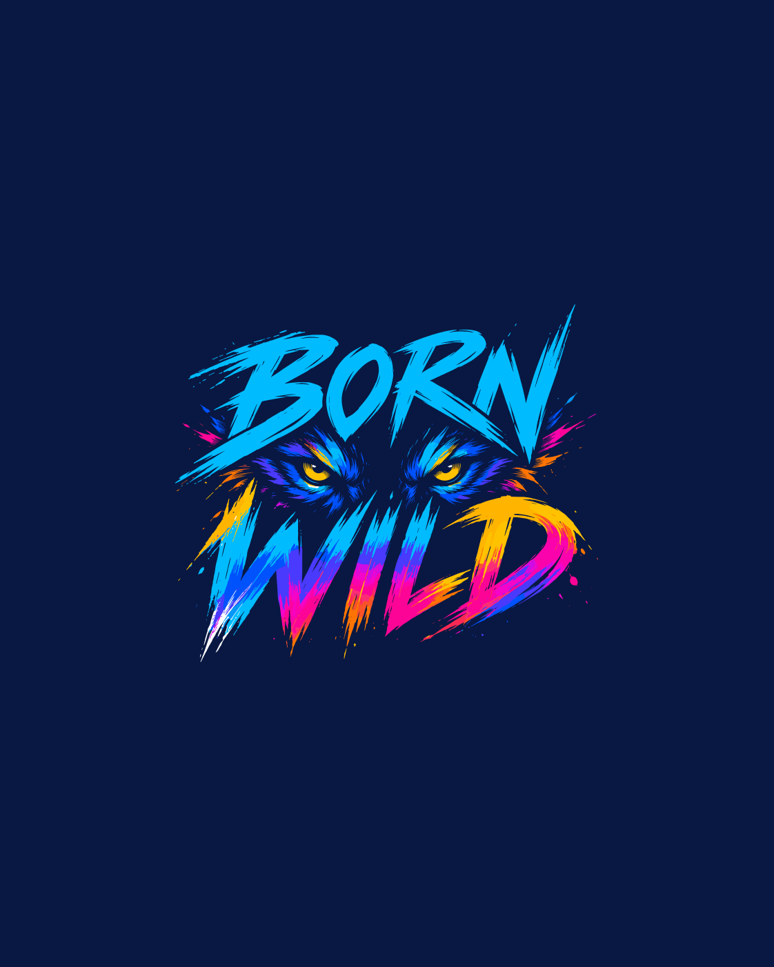 Born Wild Oversized T-shirt