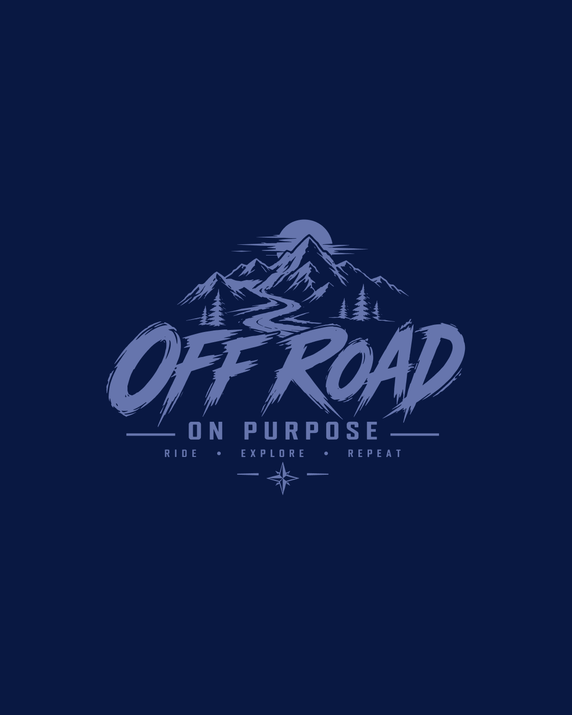 Off Road On Purpose Oversized T-shirt