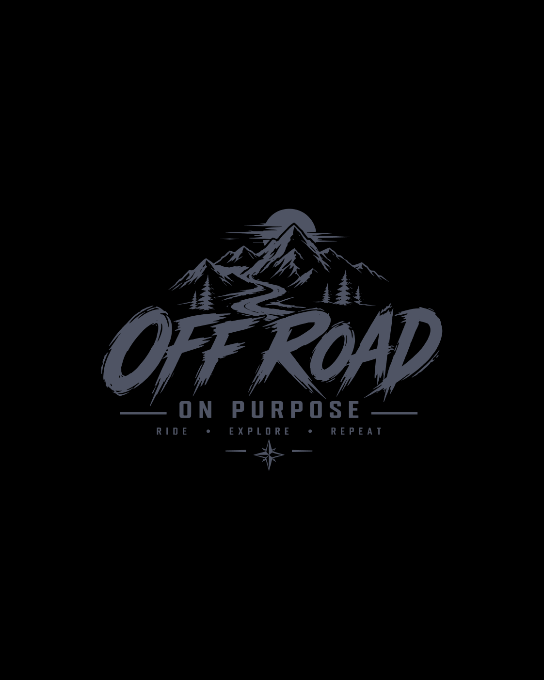 Off Road On Purpose Oversized T-shirt
