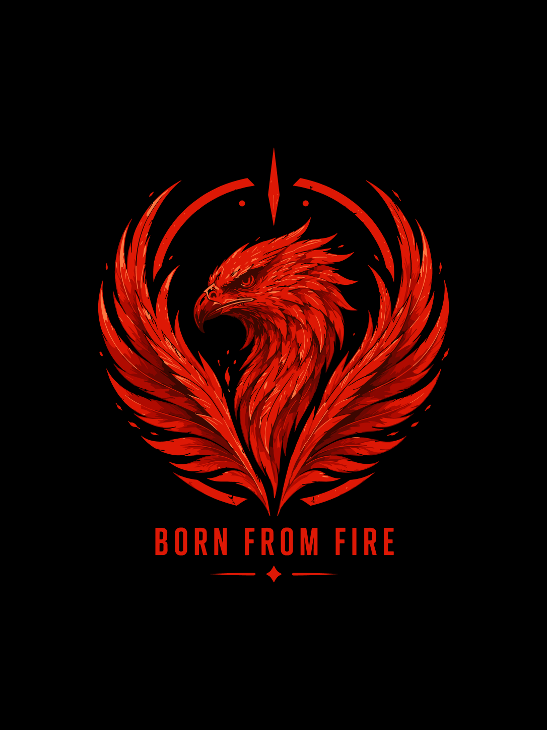 Born from Fire Oversized T-Shirt