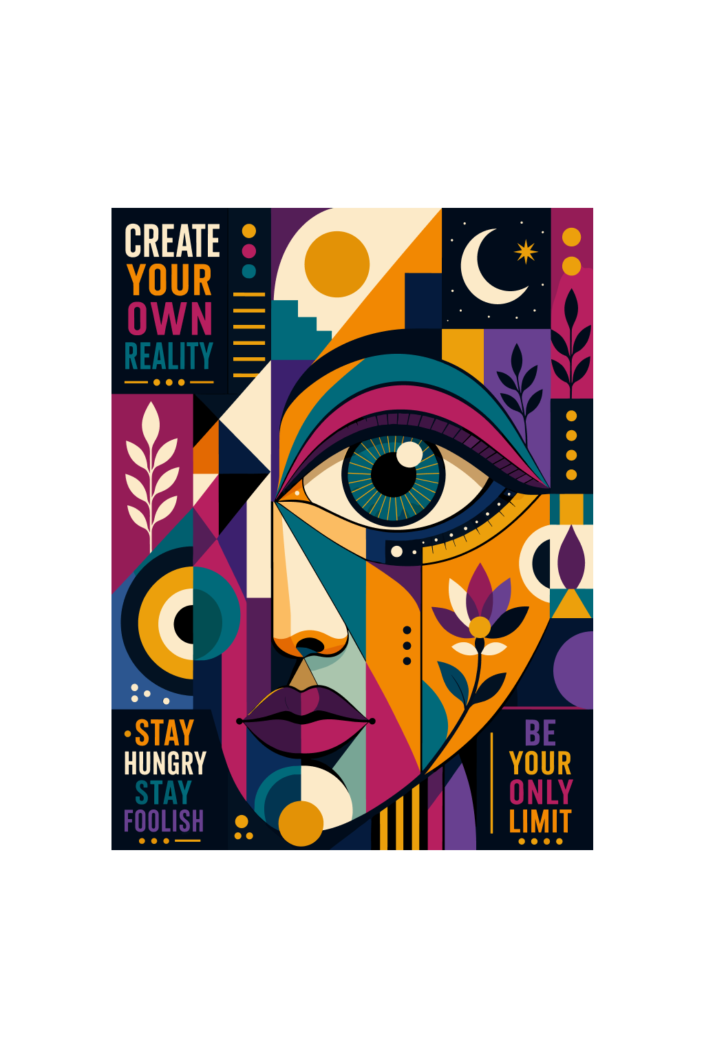 Create Your Reality Oversized T-shirt