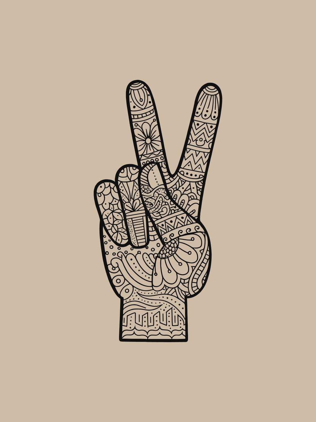 Peace Within Regular Fit T-Shirt