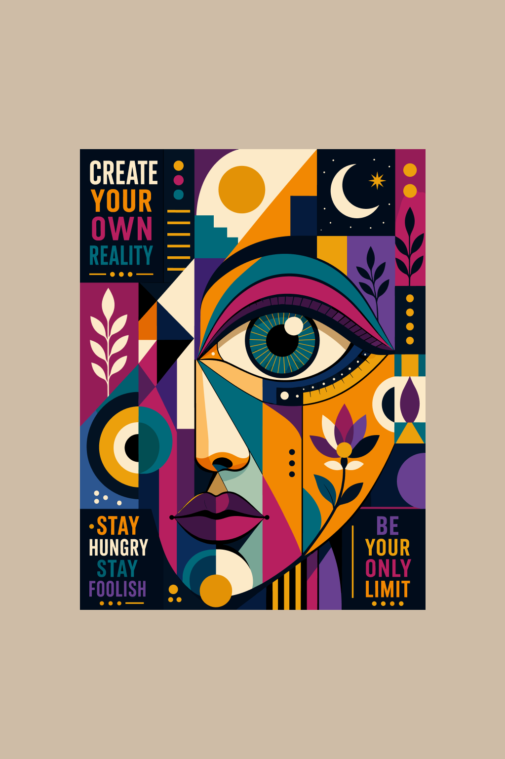 Create Your Reality Oversized T-shirt