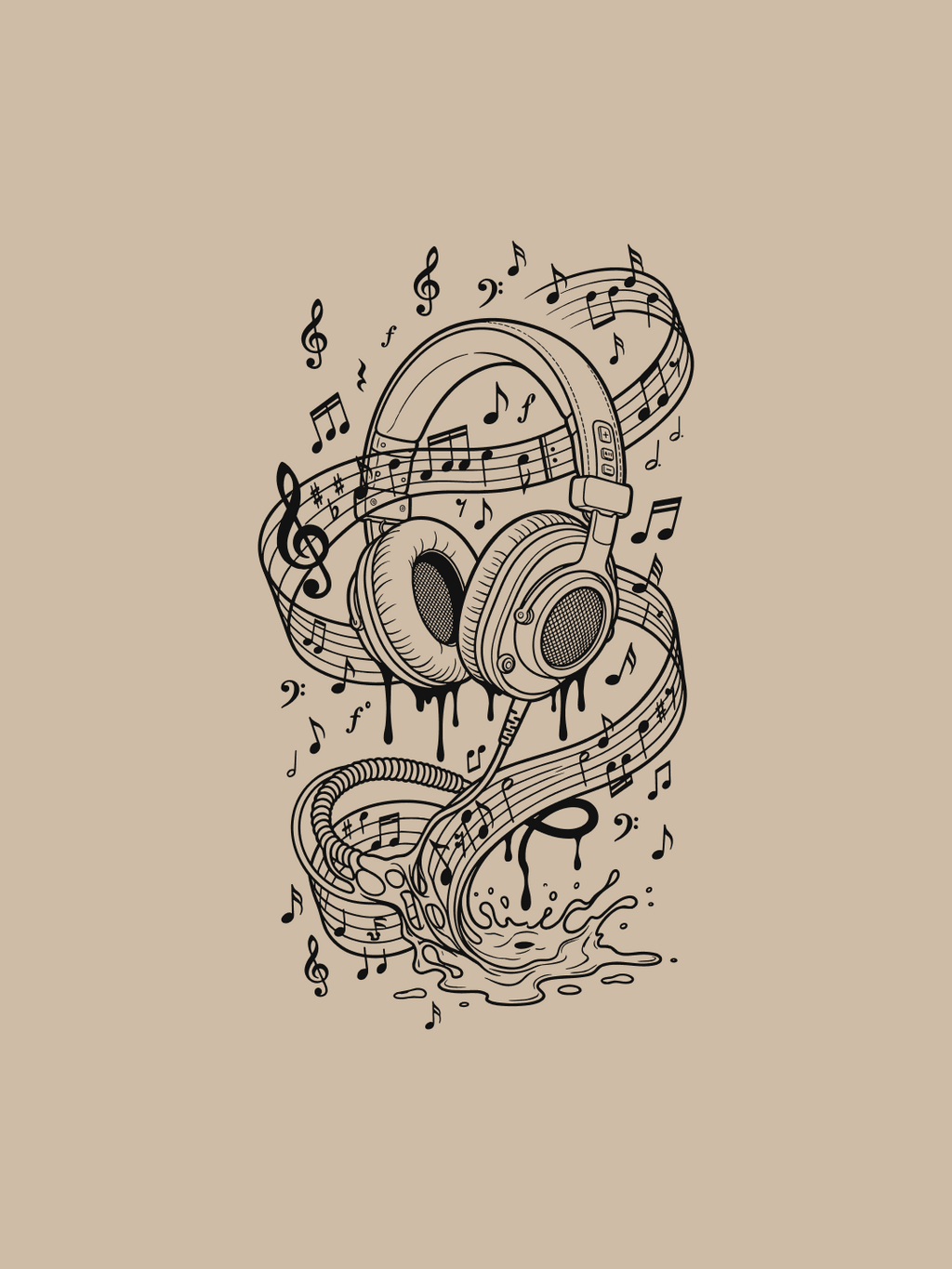 Lost in Music Oversized T-Shirt
