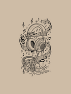 Lost in Music Oversized T-Shirt