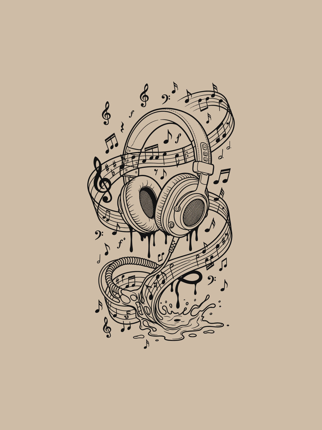 Lost in Music Oversized T-Shirt