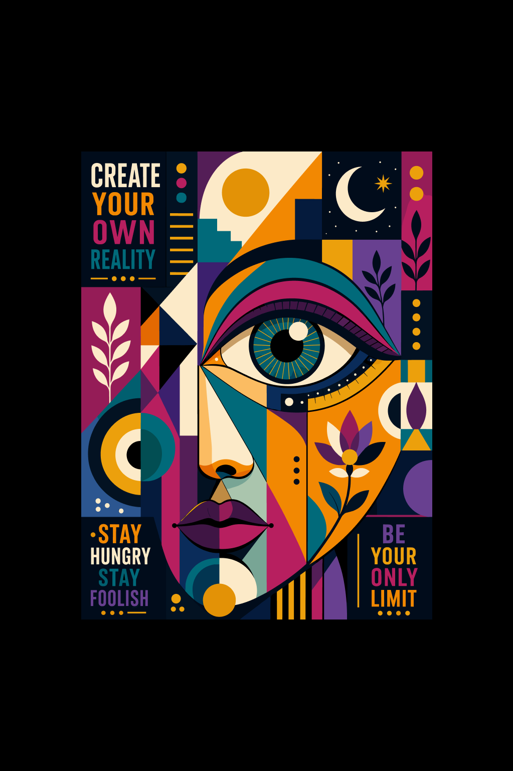 Create Your Reality Oversized T-shirt