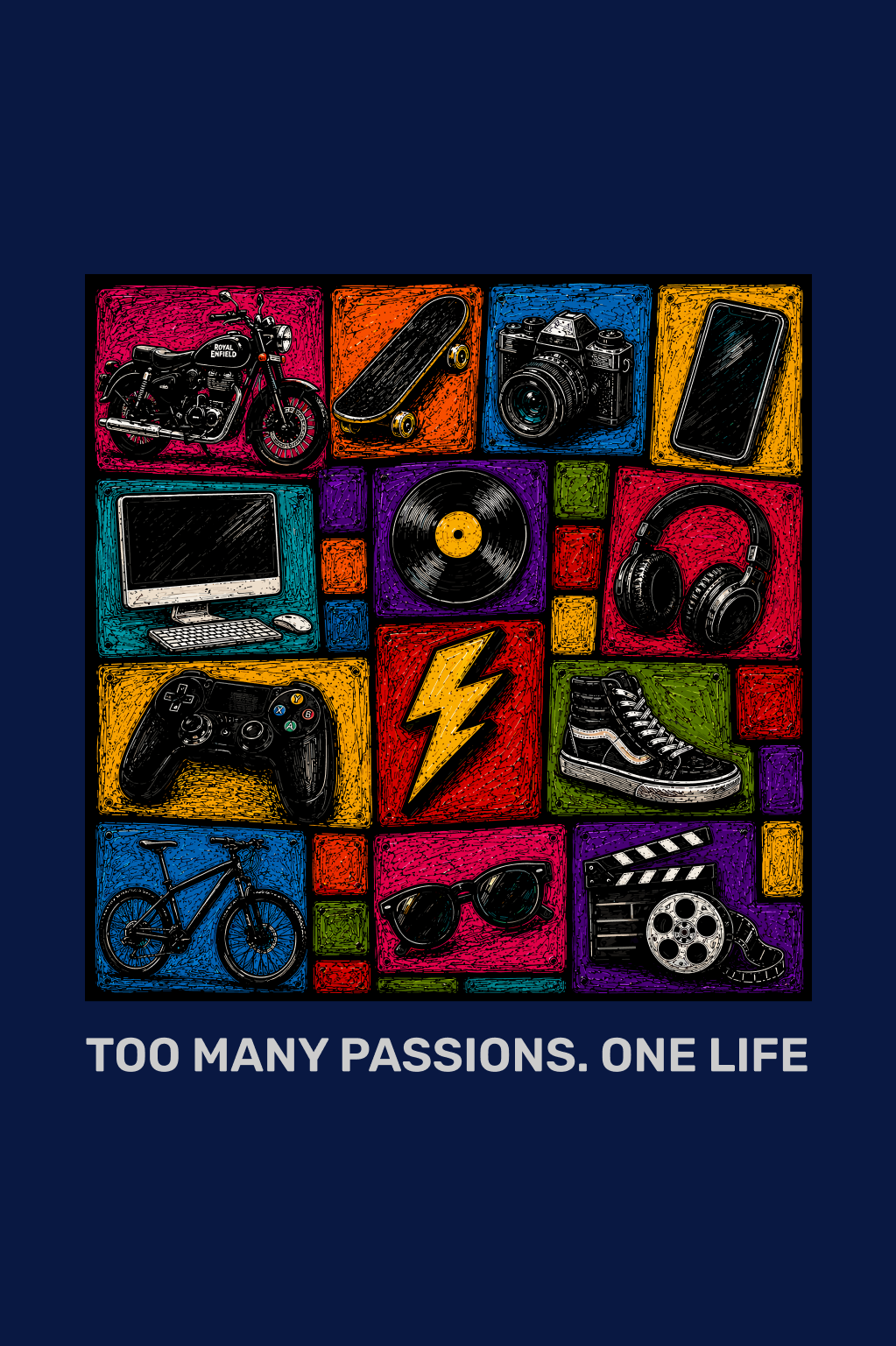 Too Many Passions Oversized T-shirt