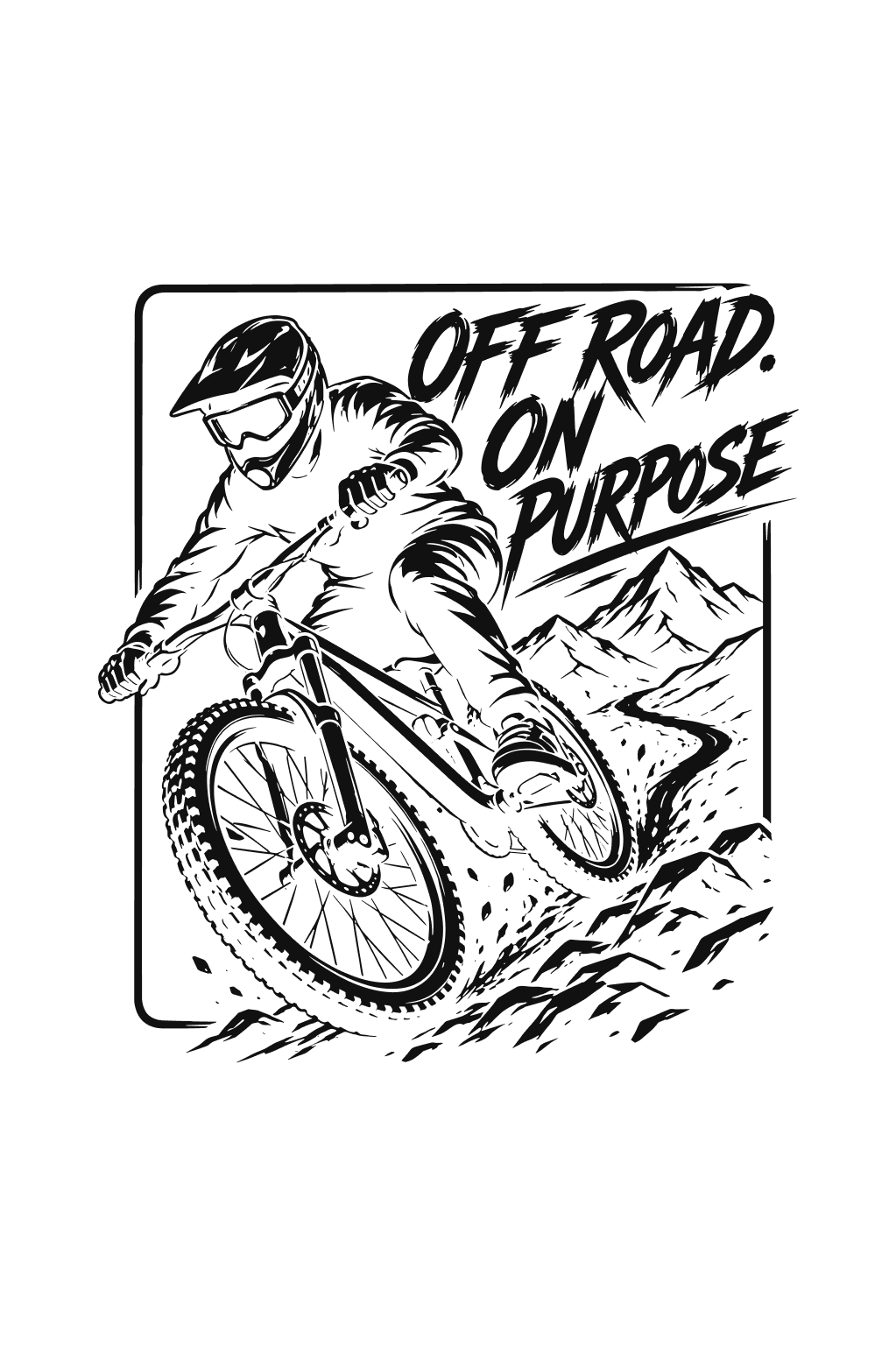 Off Road On Purpose Oversized T-shirt