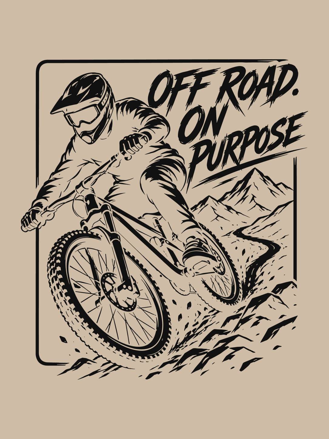 Off Road On Purpose Regular Fit T-shirt