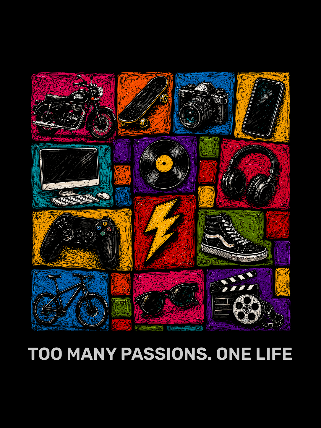 Too Many Passions Regular Fit T-shirt