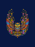 Mystic Owl Oversized T-Shirt