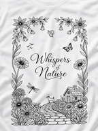 Whispers of Nature Oversized T-Shirt