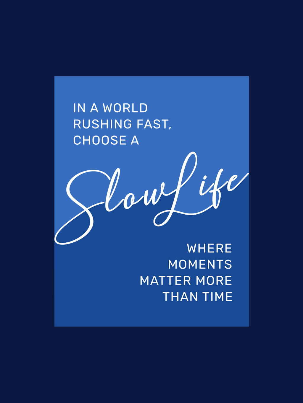 Slow Life Oversized T-Shirt