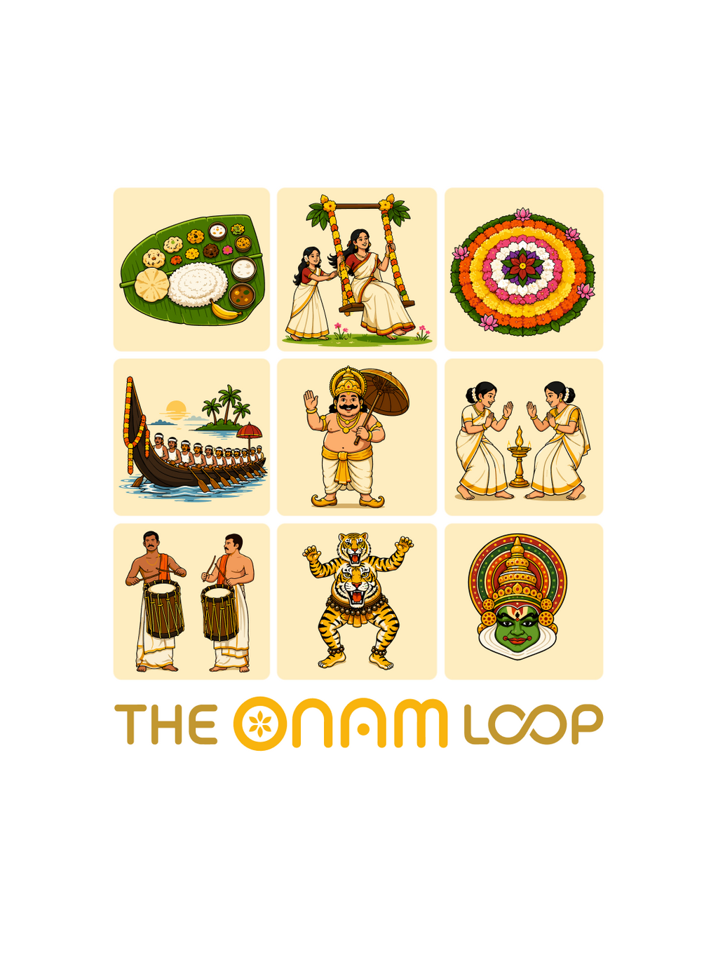 The Onam Loop Oversized T-shirt