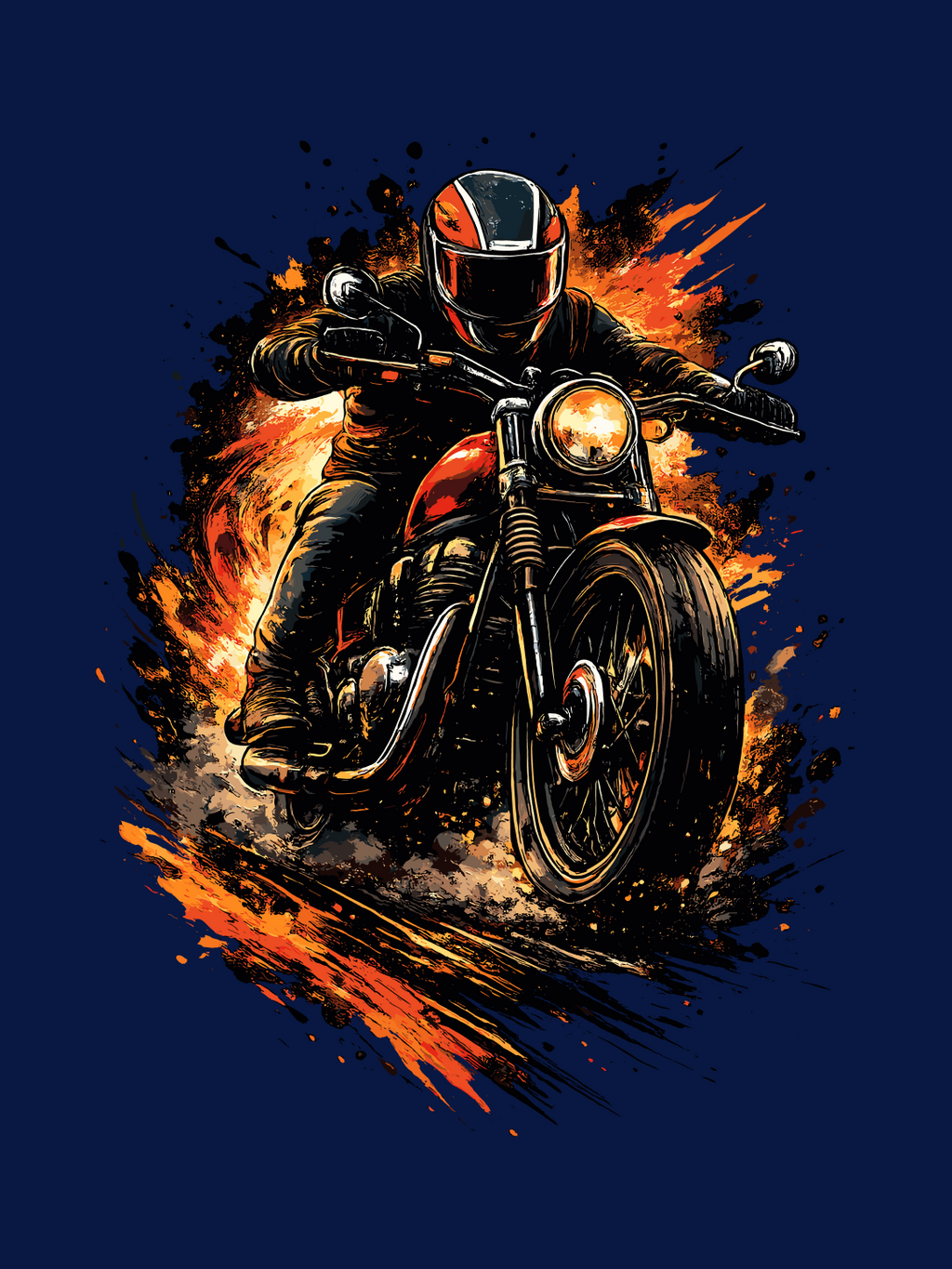 Midnight Rider Regular Fit T-Shirt