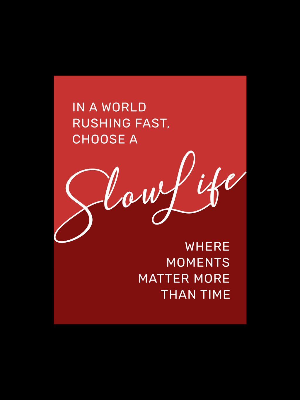 Slow Life Oversized T-Shirt