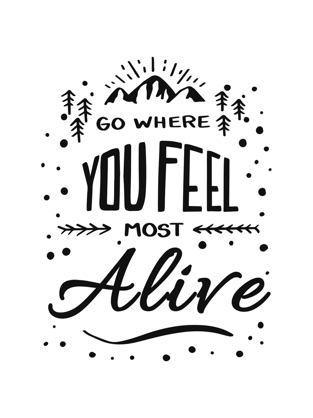 Where You Feel Alive Regular fit T-Shirt