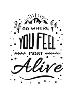 Where You Feel Alive Regular fit T-Shirt