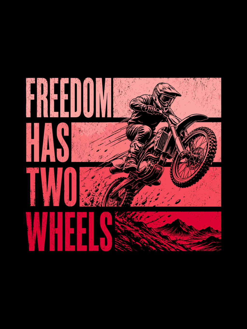 Freedom Has Two Wheels Regular Fit T-shirt