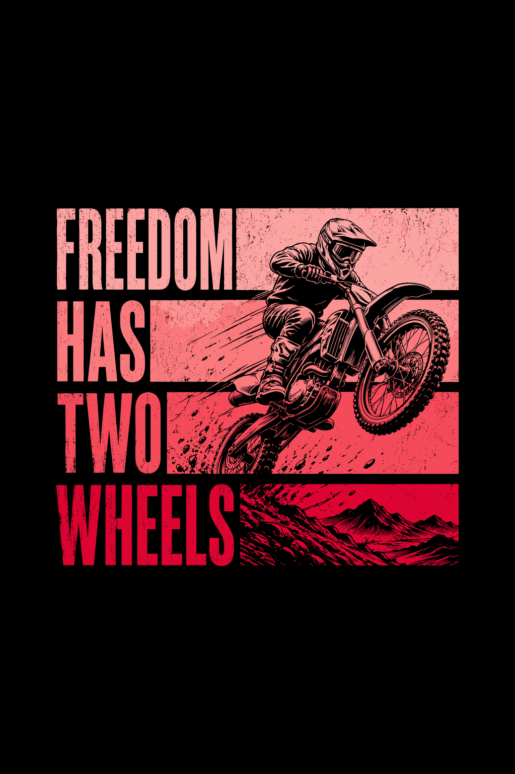 Freedom Has Two Wheels Oversized T-shirt