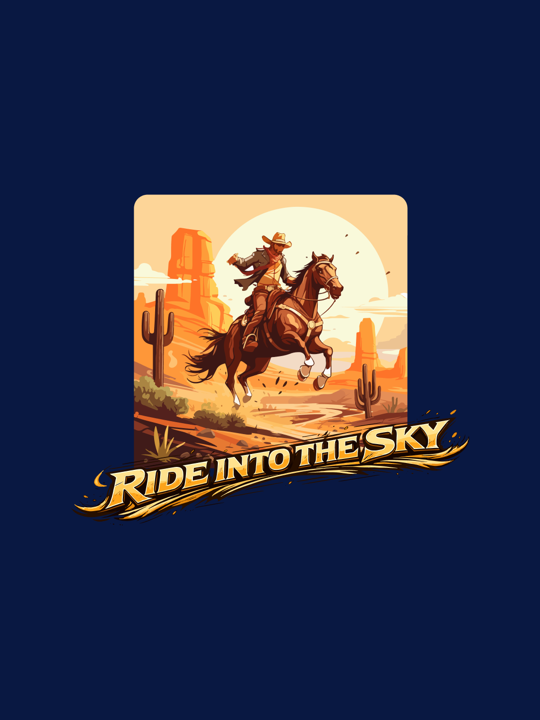 Ride Into The Sky Oversized T-Shirt