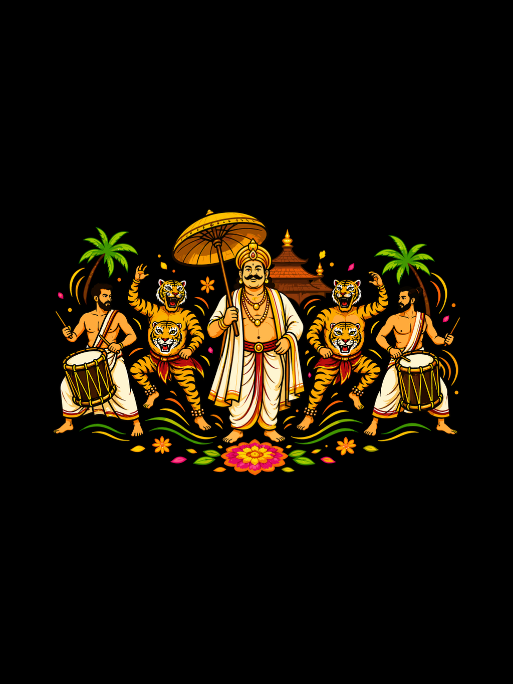 Onam Vibes Oversized T-shirt