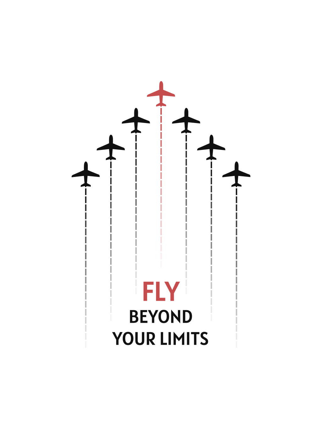 Fly Beyond Your Limits Oversized T-Shirt
