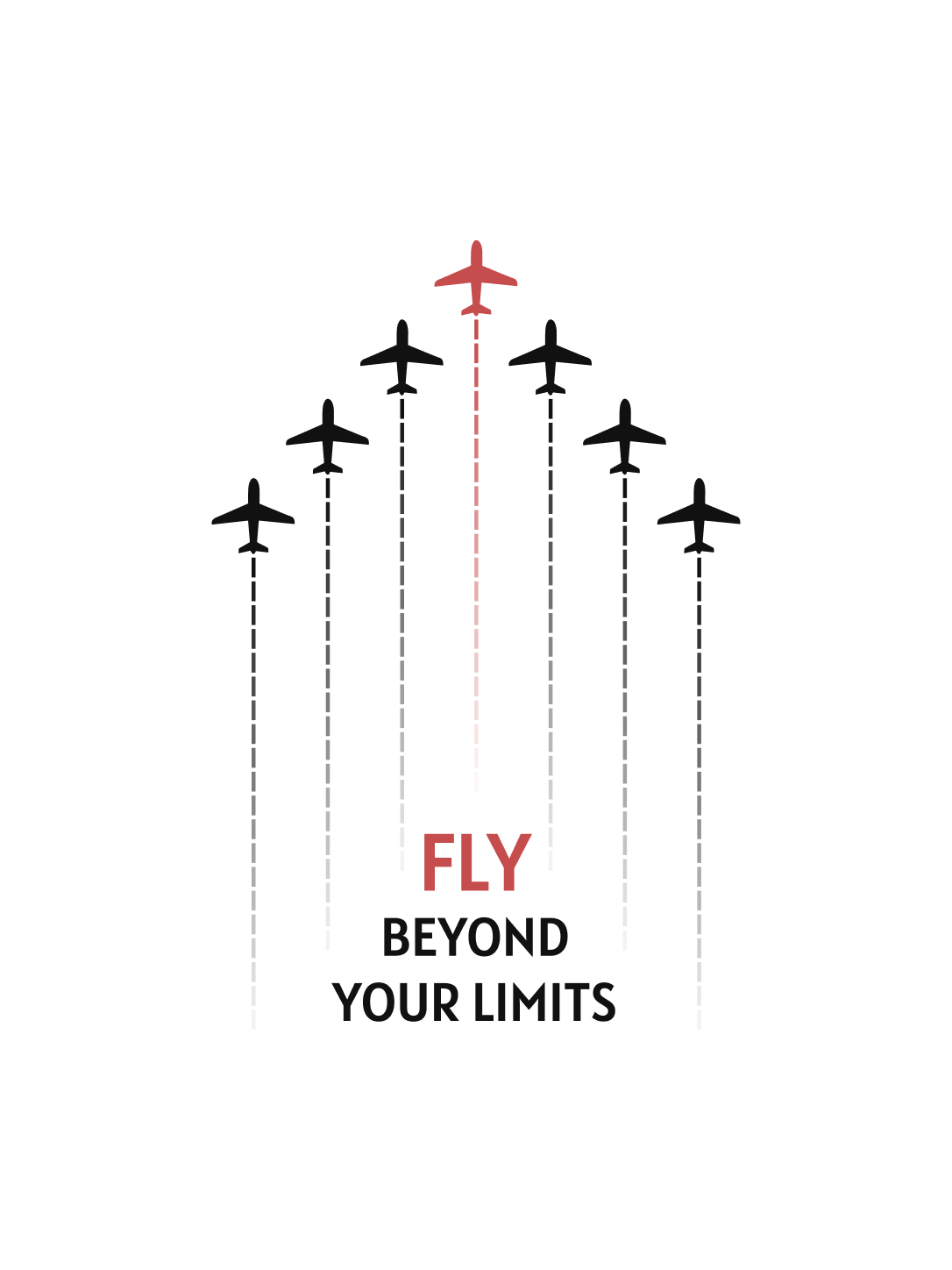 Fly Beyond Your Limits Oversized T-Shirt