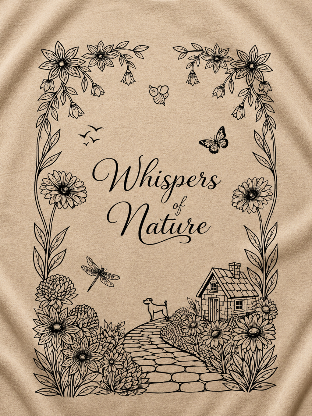 Whispers of Nature Regular Fit T-Shirt