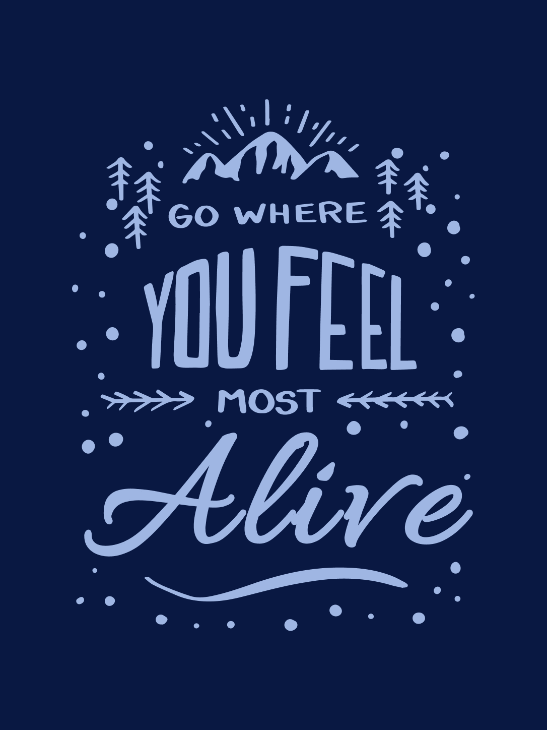 Where You Feel Alive Oversized T-Shirt
