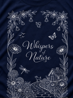 Whispers of Nature Oversized T-Shirt