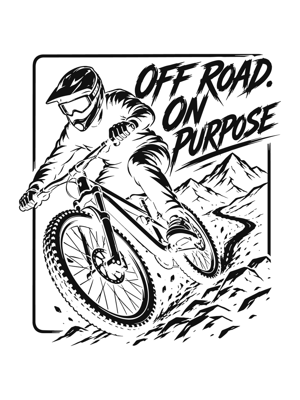 Off Road On Purpose Regular Fit T-shirt