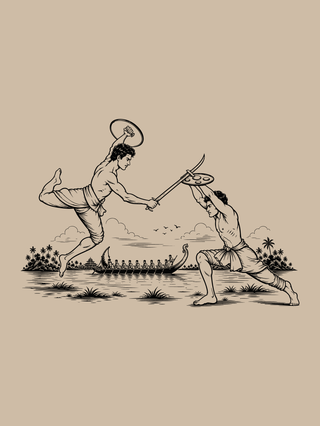 Kalarippayattu Oversized T-shirt