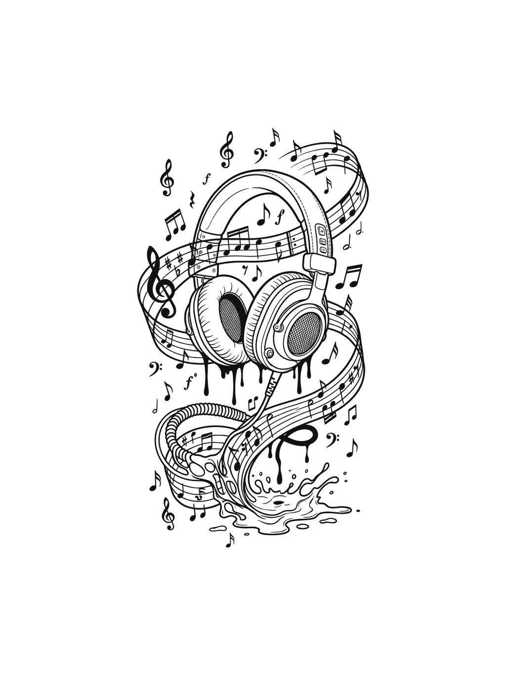 Lost in Music Oversized T-Shirt